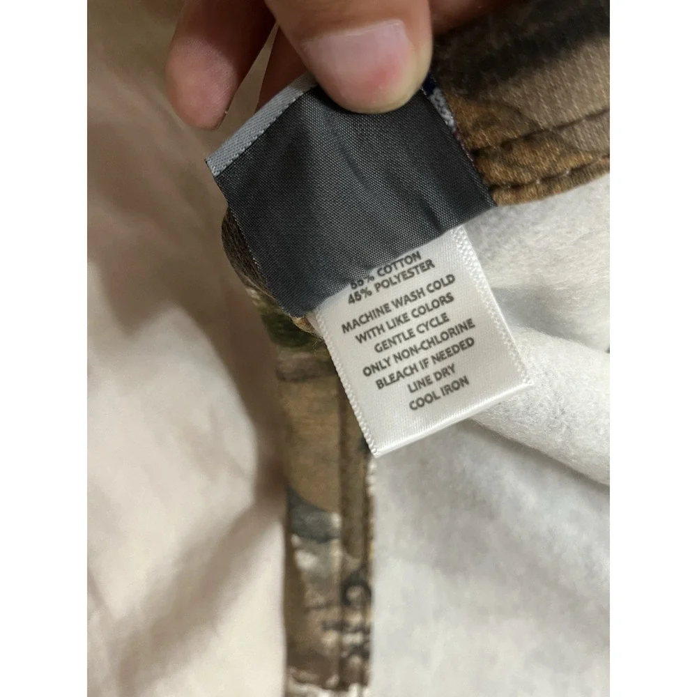 RealTree Edge Camo Print On Baylor University Blanket Cotton 54x83